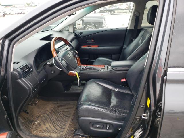 Photo 7 from auction – 2010 LEXUS RX 450 with VIN JTJBC1BA1A2009174