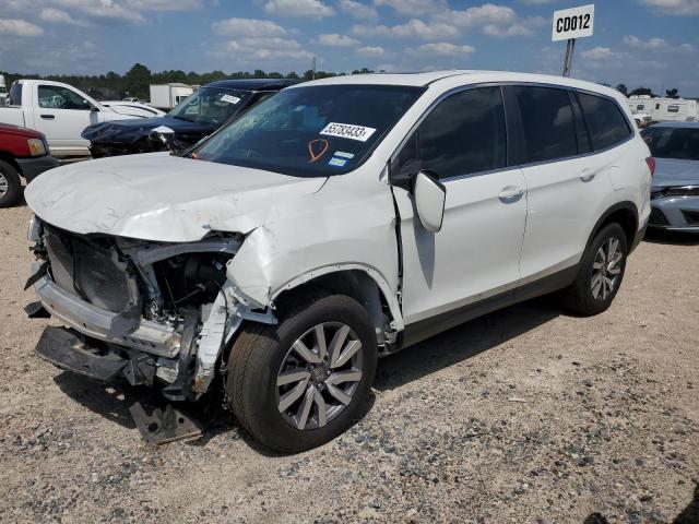 HONDA PILOT EXL 2021 with VIN 5FNYF5H55MB015180 - Photo from auction