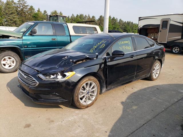 FORD FUSION SE 2017 with VIN 3FA6P0HD5HR155691 - Photo from auction