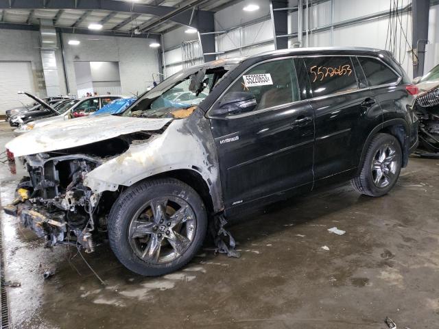 TOYOTA HIGHLANDER 2018 with VIN 5TDDGRFH2JS042361 - Photo from auction
