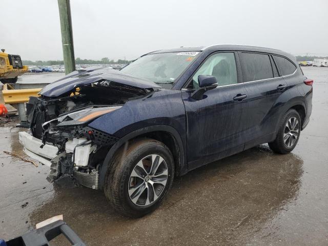 TOYOTA HIGHLANDER 2021 with VIN 5TDGZRAH1MS516125 - Photo from auction