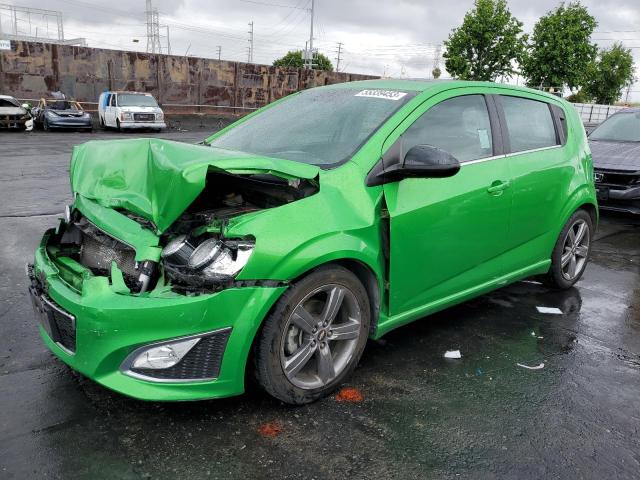 CHEVROLET SONIC RS 2015 with VIN 1G1JG6SB6F4161531 - Photo from auction
