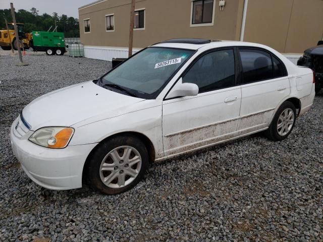 HONDA CIVIC EX 2003 with VIN 2HGES26733H519352 - Photo from auction