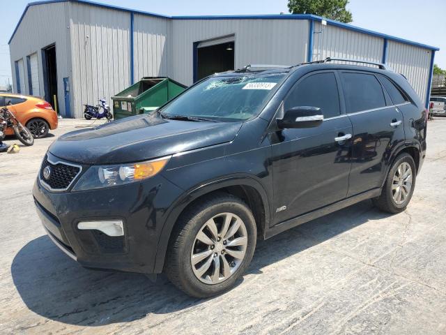KIA SORENTO SX 2013 with VIN 5XYKWDA25DG371122 - Photo from auction