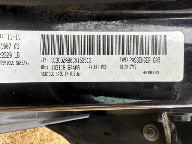Photo 10 from auction – 2012 DODGE AVENGER SE with VIN 1C3CDZAB0CN153513