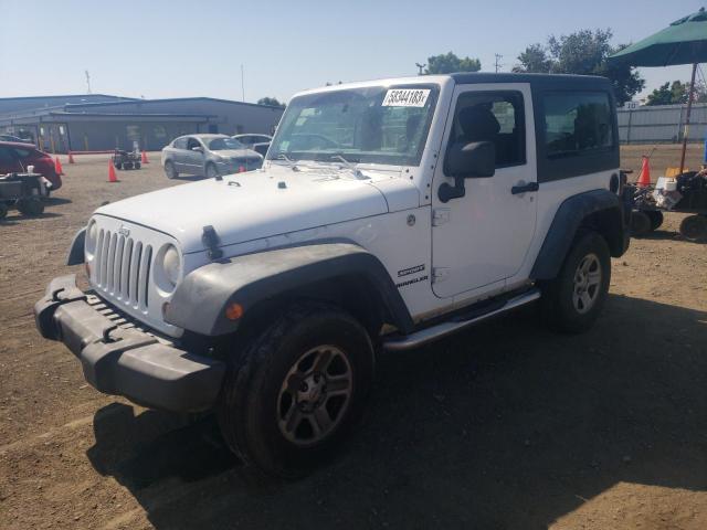 JEEP WRANGLER S 2012 with VIN 1C4AJWAG1CL183198 - Photo from auction