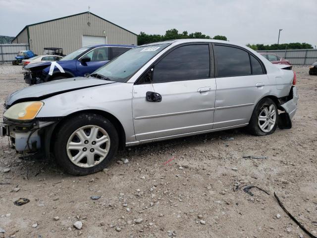 HONDA CIVIC EX 2003 with VIN 2HGES26773H600614 - Photo from auction