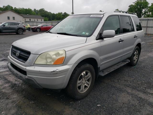 HONDA PILOT EXL 2004 with VIN 2HKYF18794H583699 - Photo from auction