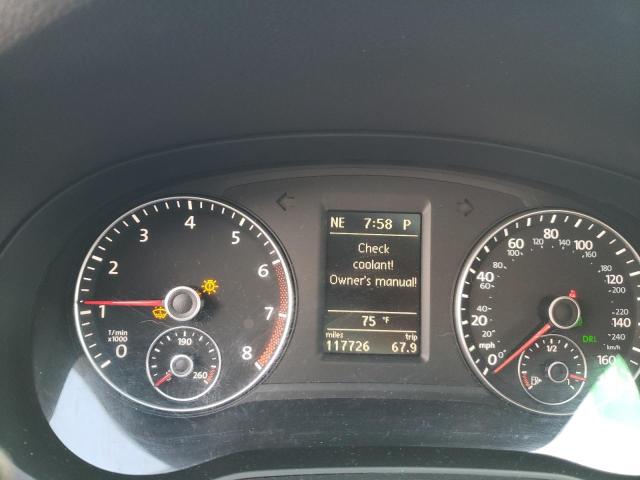 Photo 9 from auction – 2012 VOLKSWAGEN PASSAT SE with VIN 1VWBM7A39CC084107
