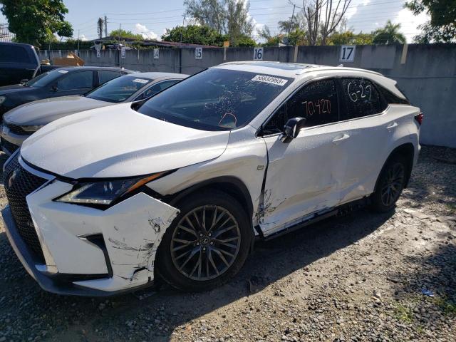 LEXUS RX 350 BAS 2017 with VIN 2T2BZMCA9HC134271 - Photo from auction