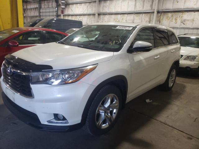 TOYOTA HIGHLANDER 2016 with VIN 5TDDKRFH3GS352896 - Photo from auction