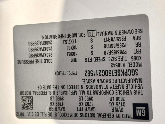 Photo 10 from auction – 2013 CHEVROLET SILVERADO with VIN 3GCPKSE75DG211562