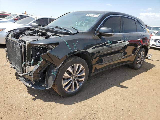 ACURA MDX TECHNO 2016 with VIN 5FRYD4H43GB022719 - Photo from auction