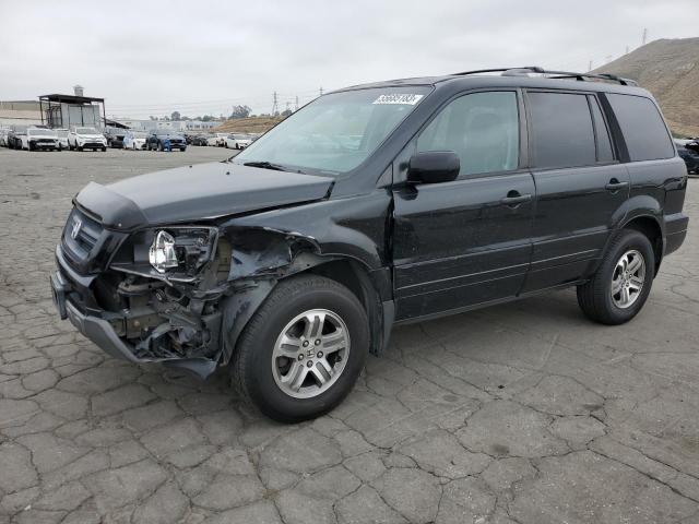 HONDA PILOT EXL 2004 with VIN 2HKYF18714H578819 - Photo from auction
