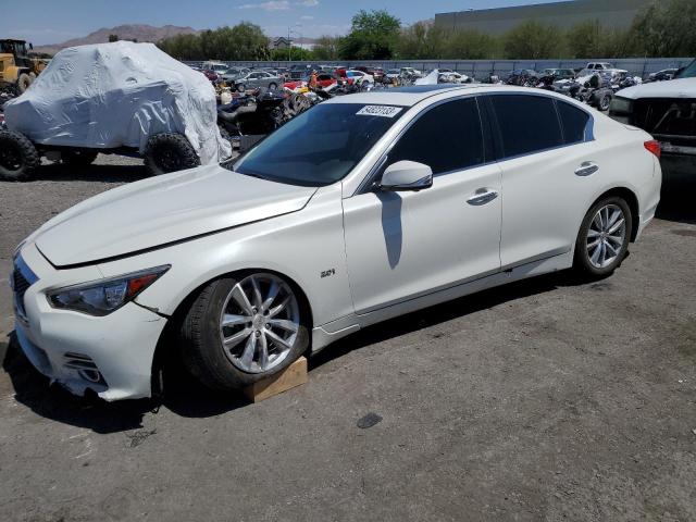 INFINITI Q50 BASE 2017 with VIN JN1CV7AR5HM681722 - Photo from auction