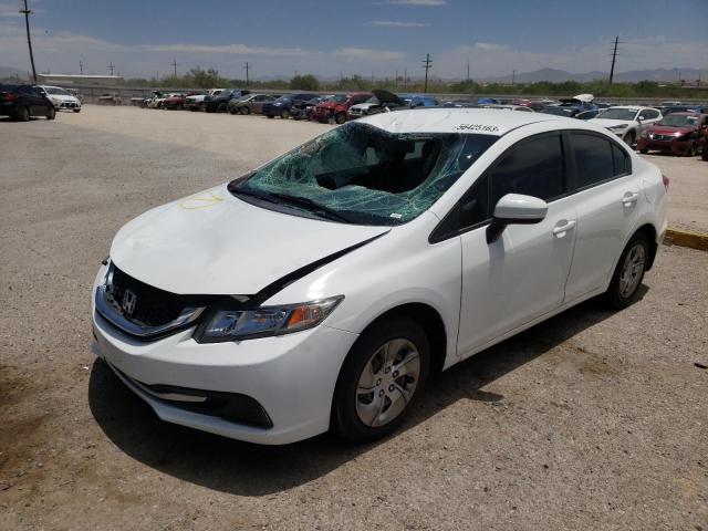 HONDA CIVIC LX 2014 with VIN 19XFB2F51EE000672 - Photo from auction