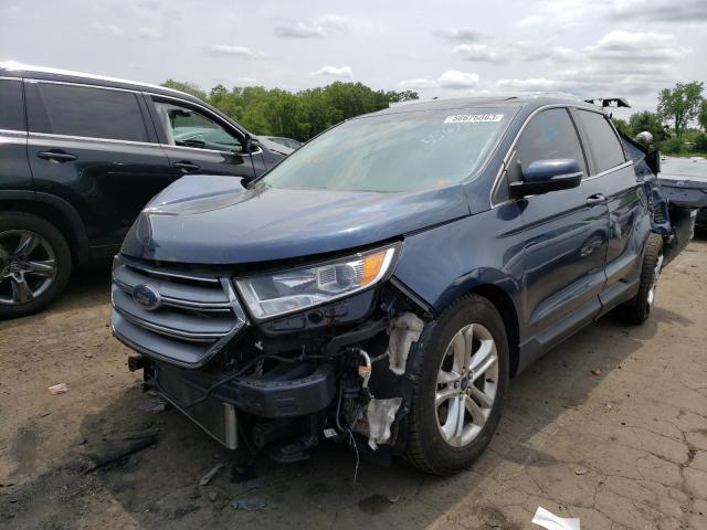 FORD EDGE SEL 2017 with VIN 2FMPK4J84HBB14187 - Photo from auction