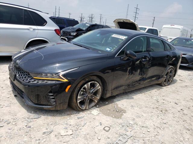 KIA K5 EX 2021 with VIN 5XXG34J20MG009296 - Photo from auction