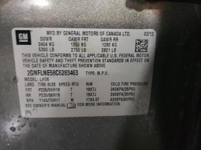 Фото 14 с аукциона – 2012 CHEVROLET EQUINOX LT с VIN 2GNFLNE58C6283463