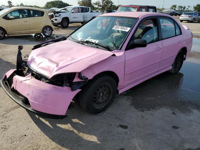 HONDA CIVIC LX 2003 with VIN 2HGES16503H615111 - Photo from auction