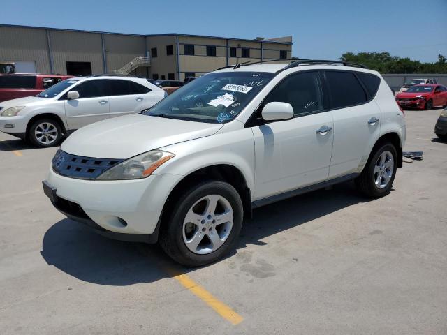 Photo 1 from auction – 2005 NISSAN MURANO SL with VIN JN8AZ08TX5W321545