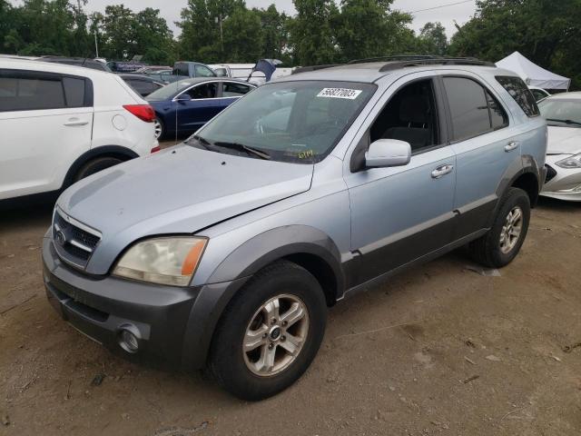 KIA SORENTO EX 2005 with VIN KNDJC733555437254 - Photo from auction