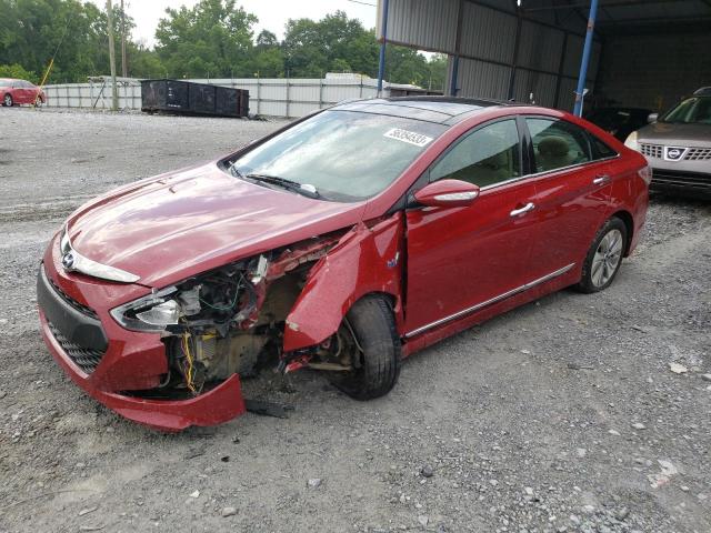 HYUNDAI SONATA HYB 2015 with VIN KMHEC4A48FA122111 - Photo from auction