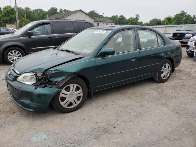HONDA CIVIC EX 2001 with VIN JHMES26721S001672 - Photo from auction