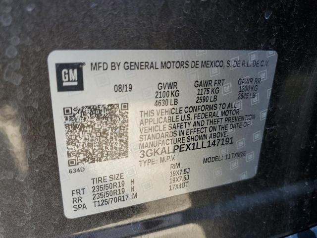 Photo 14 from auction – 2020 GMC TERRAIN SL with VIN 3GKALPEX1LL147191