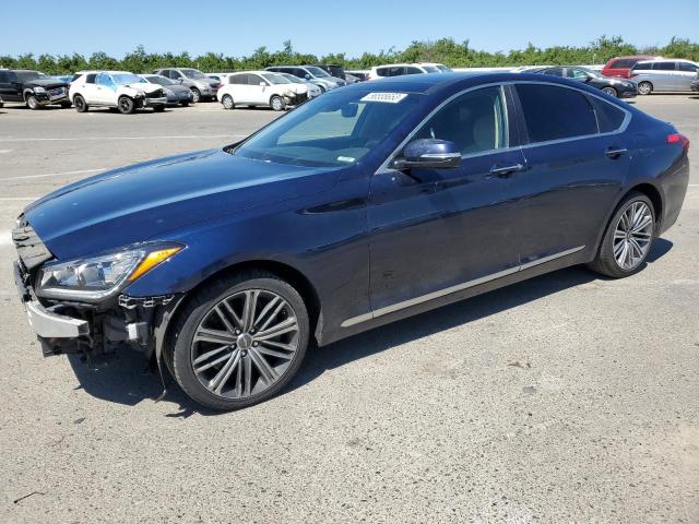 GENESIS G80 BASE 2018 with VIN KMHGN4JE3JU285204 - Photo from auction