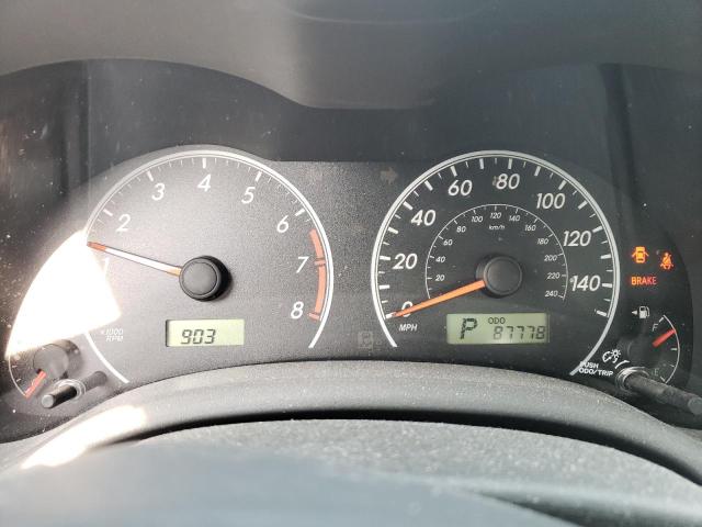 Photo 9 from auction – 2009 TOYOTA COROLLA BA with VIN 2T1BU40E89C125136