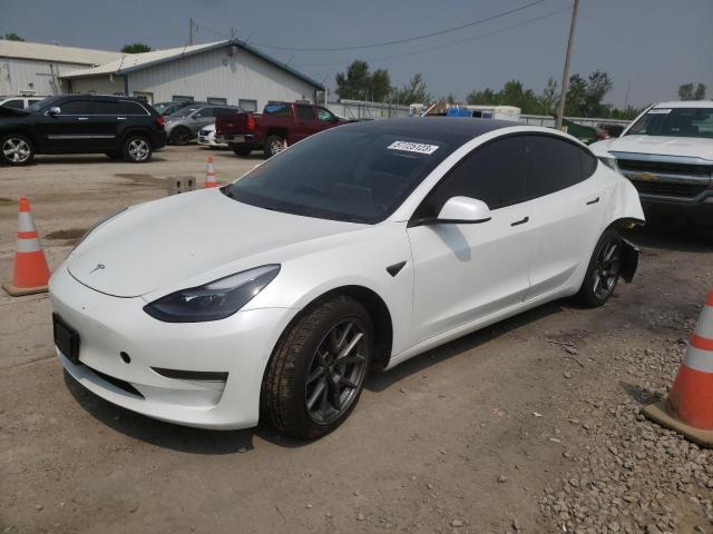 TESLA MODEL 3 2021 with VIN 5YJ3E1EB4MF915018 - Photo from auction
