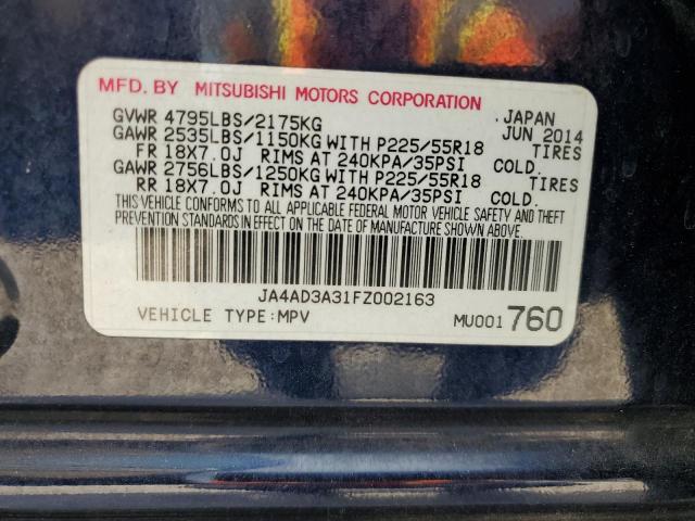 Photo 14 from auction – 2015 MITSUBISHI OUTLANDER with VIN JA4AD3A31FZ002163