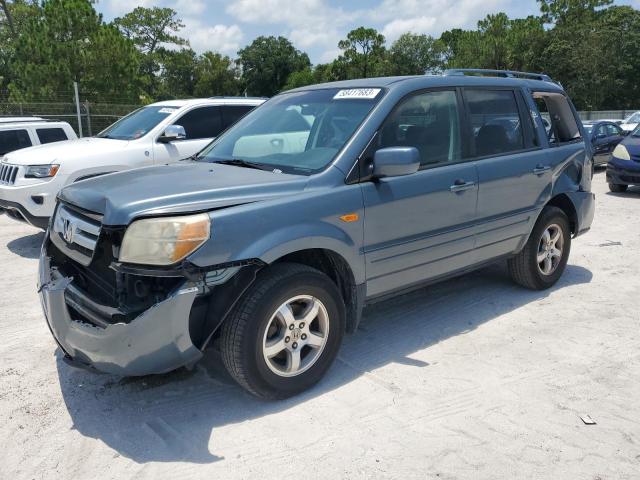 HONDA PILOT EX 2008 with VIN 5FNYF28418B019416 - Photo from auction