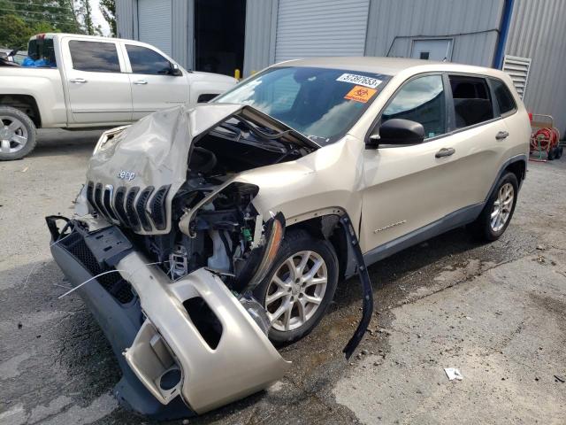 Photo 1 from auction – 2015 JEEP CHEROKEE S with VIN 1C4PJLAB8FW561128