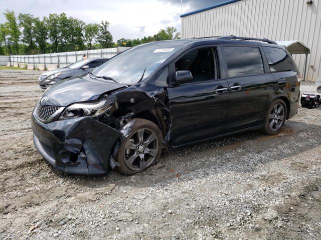 TOYOTA SIENNA SE 2017 with VIN 5TDXZ3DC5HS885167 - Photo from auction