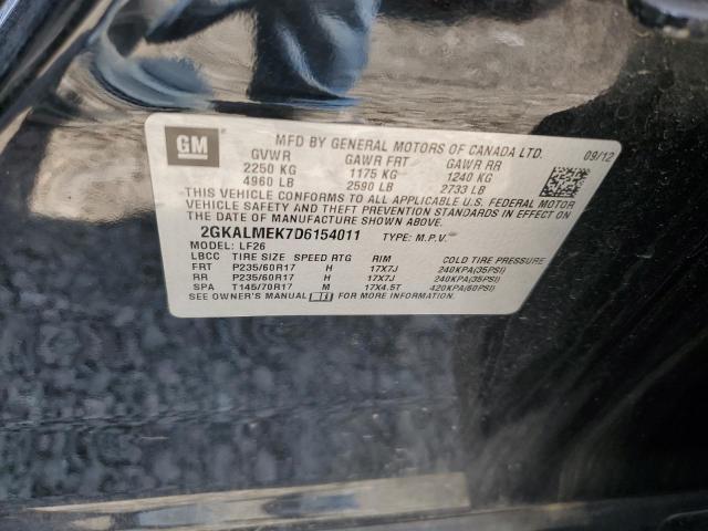 Photo 14 from auction – 2013 GMC TERRAIN SL with VIN 2GKALMEK7D6154011