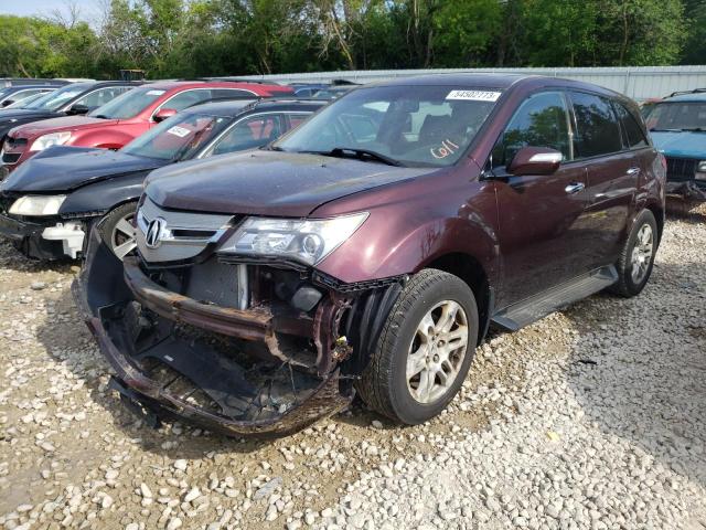 ACURA MDX TECHNO 2008 with VIN 2HNYD286X8H555972 - Photo from auction