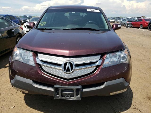 Photo 5 from auction – 2009 ACURA MDX TECHNO with VIN 2HNYD28619H500084