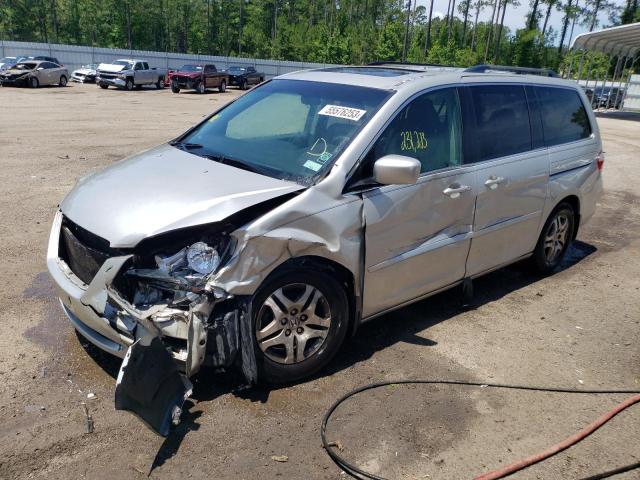 HONDA ODYSSEY EX 2005 with VIN 5FNRL38735B075477 - Photo from auction
