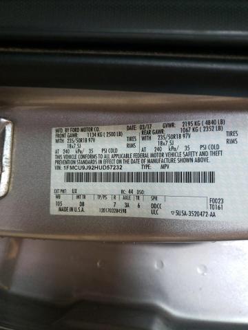 Photo 14 from auction – 2017 FORD ESCAPE TIT with VIN 1FMCU9J92HUD57232