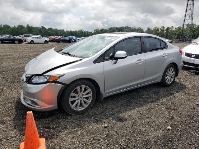 HONDA CIVIC EXL 2012 with VIN 2HGFB2F9XCH553813 - Photo from auction