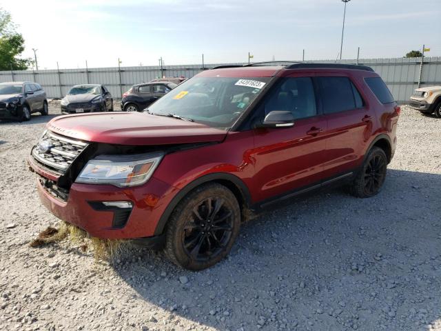 FORD EXPLORER X 2018 with VIN 1FM5K8D89JGB40549 - Photo from auction