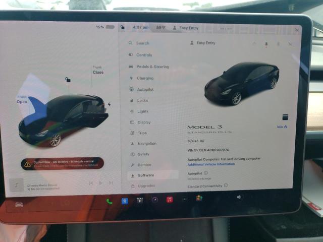 Photo 9 from auction – 2021 TESLA MODEL 3 with VIN 5YJ3E1EA8MF907074
