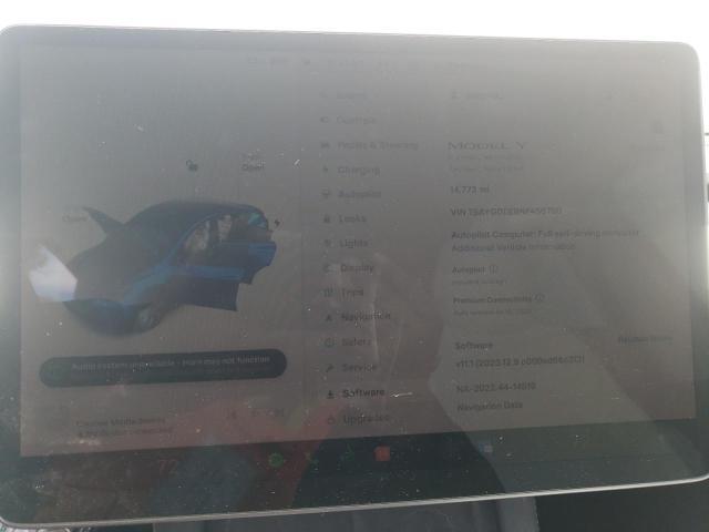 Photo 9 from auction – 2022 TESLA MODEL Y with VIN 7SAYGDEE9NF456780