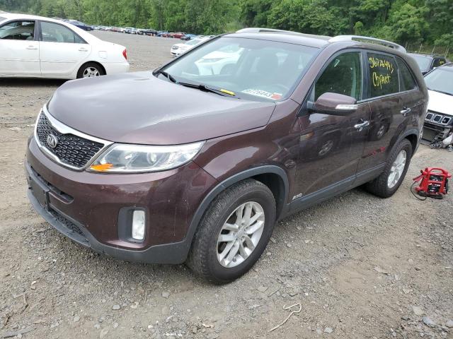 KIA SORENTO LX 2015 with VIN 5XYKTCA63FG563745 - Photo from auction