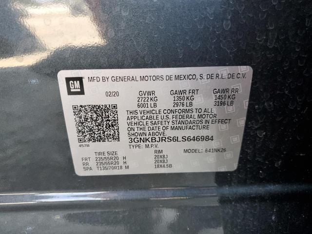 Photo 14 from auction – 2020 CHEVROLET BLAZER 3LT with VIN 3GNKBJRS6LS646984
