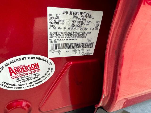 Photo 10 from auction – 2011 FORD EDGE SEL with VIN 2FMDK3JC5BBB03384