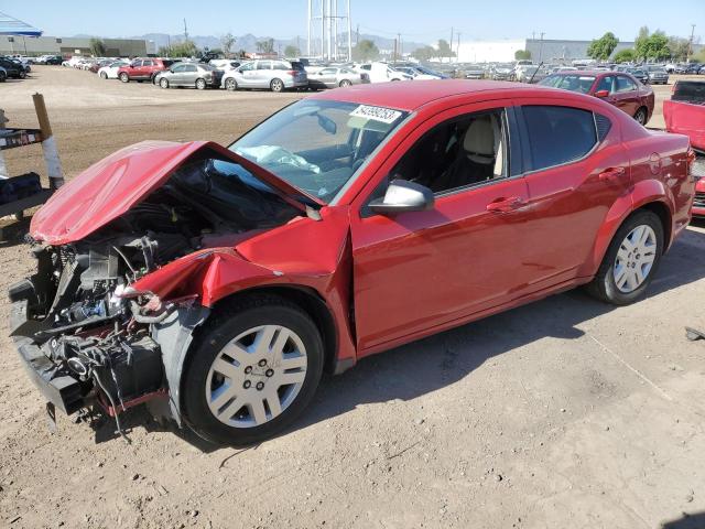 DODGE AVENGER SE 2014 with VIN 1C3CDZAB7EN111584 - Photo from auction
