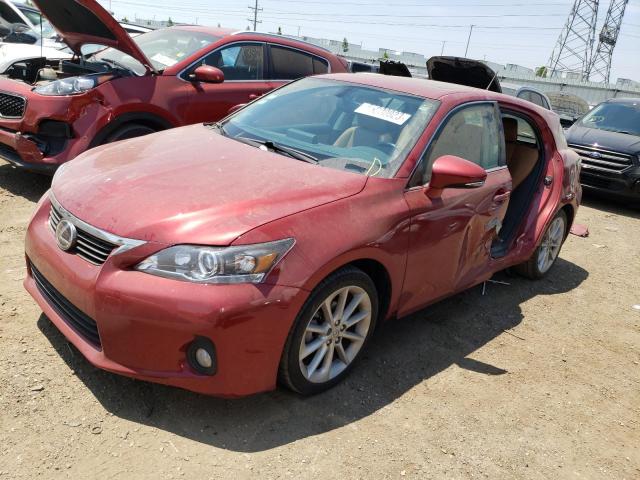 LEXUS CT 200 2012 with VIN JTHKD5BH7C2052827 - Photo from auction
